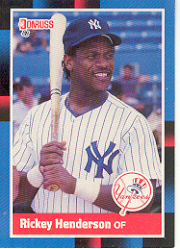 1988 Donruss Baseball Cards    277     Rickey Henderson